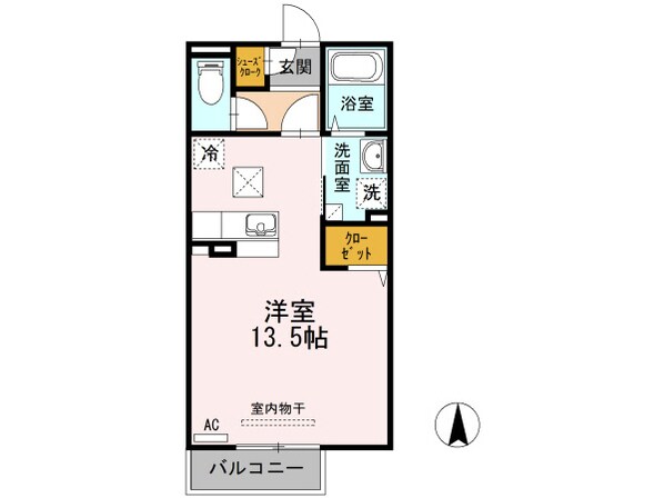 ジュシ　サン　ハウス巨勢の物件間取画像